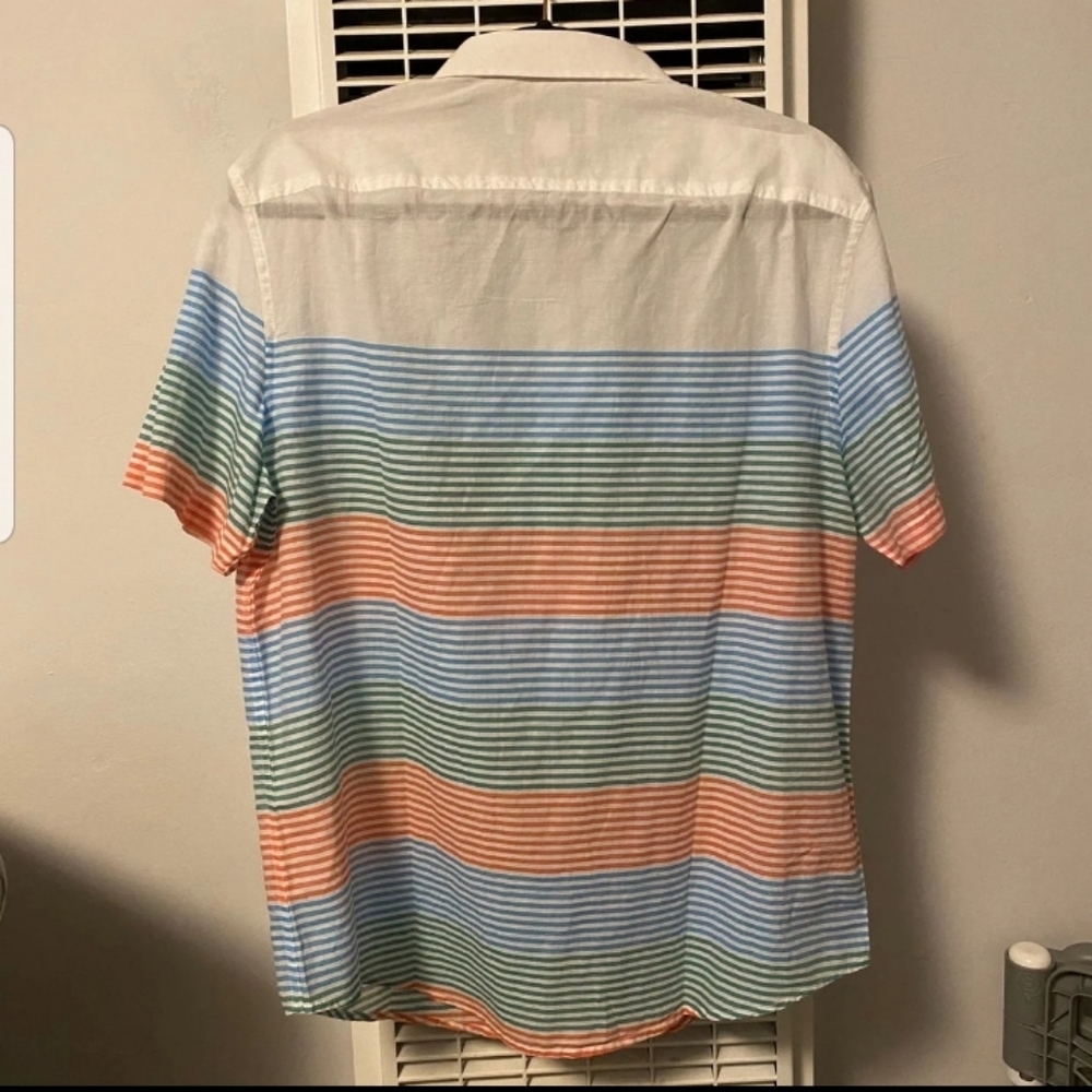 NWT Original Penguin Striped Button Down - Large - Picture 4 of 4